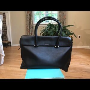 Tiffany & Co Leather Peyton Satchel
